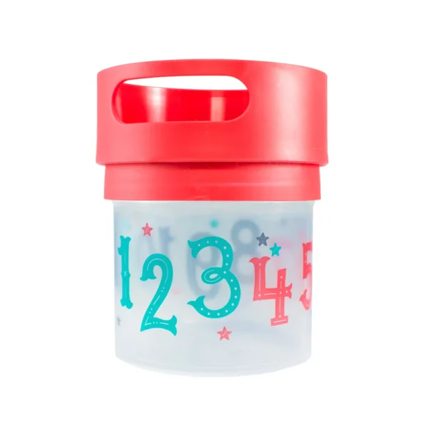 Spill-Proof Snack Cup - Munchie Mug - Red